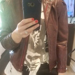 Vintage leather coat